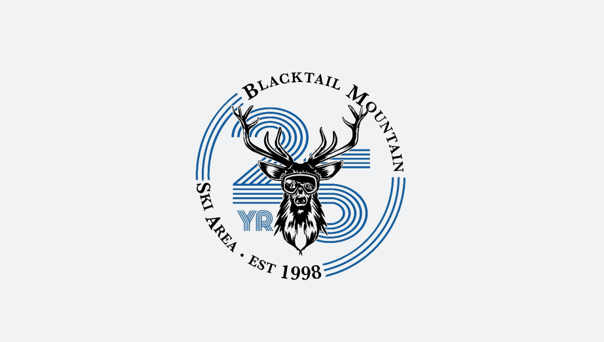 blacktail mountain 25th anniversary logo