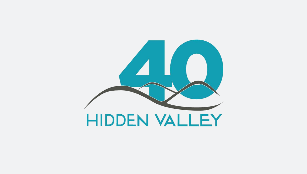hidden valley 40th anniversary logo