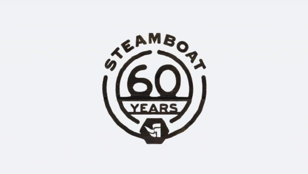 steamboat 60th anniversary logo