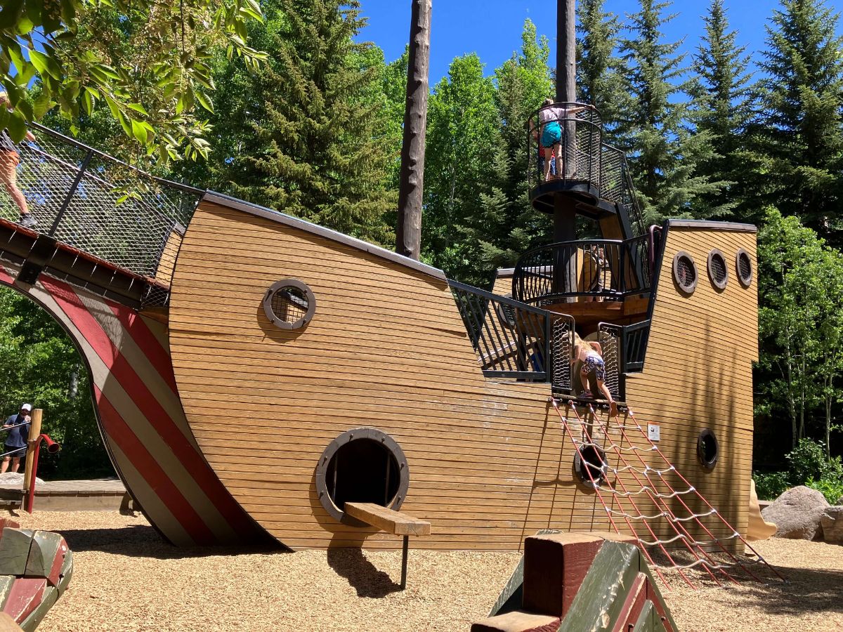 pirate ship park in vail colorado