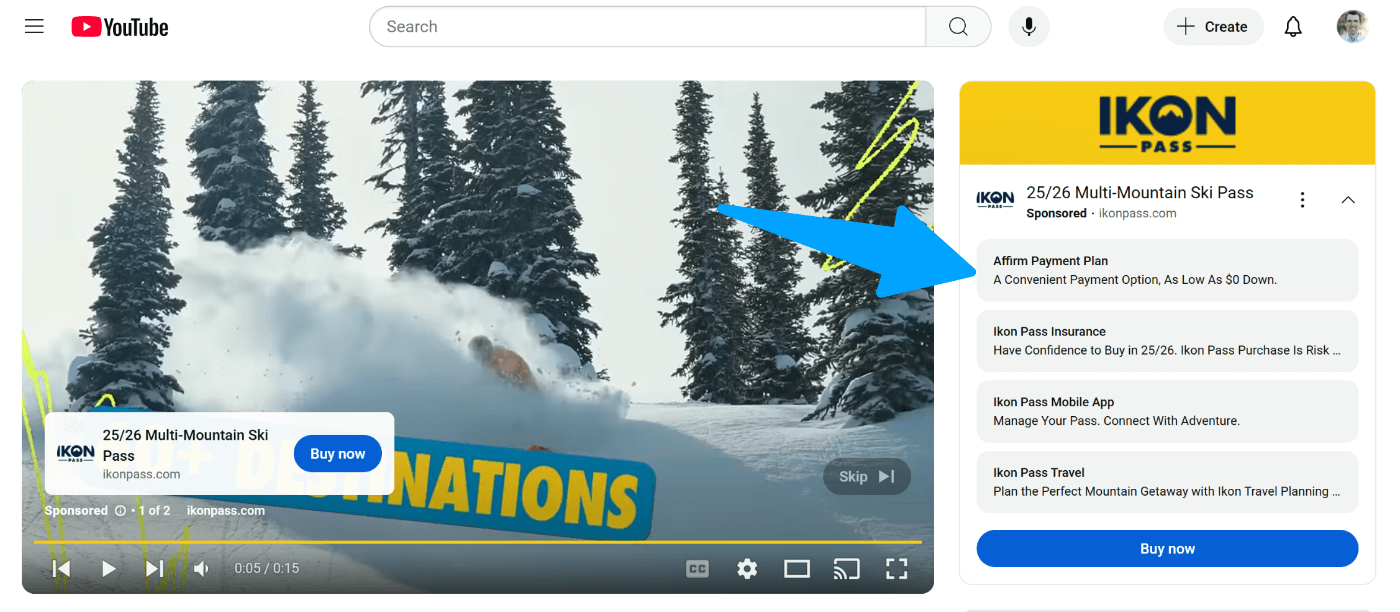screenshot of youtube preroll