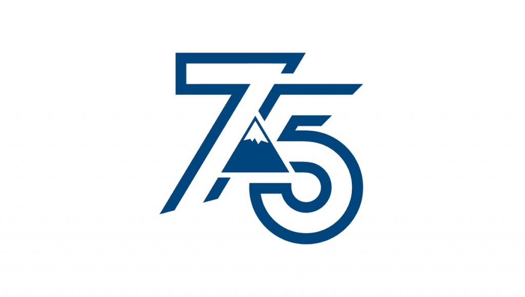Sugarloaf 75th anniversary logo