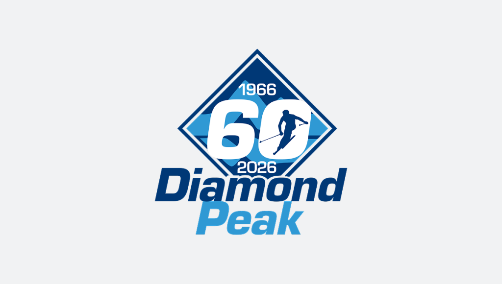 diamond peak 60th anniversary logo design
